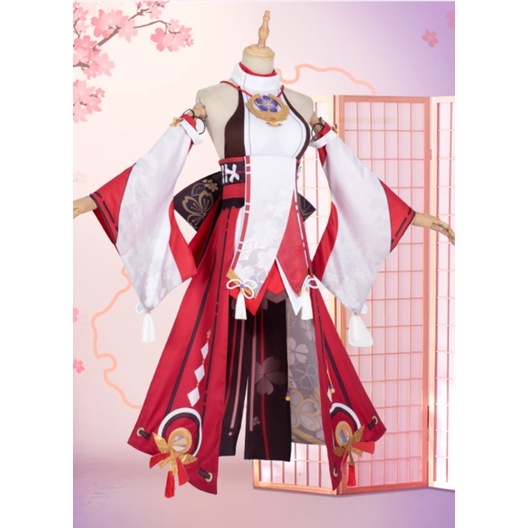 Bộ Tóc Giả Hóa Trang Guuji Yae Cho Nữ