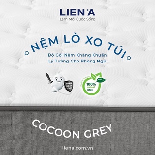 Nệm Lò Xo Liên Á Cocoon Grey