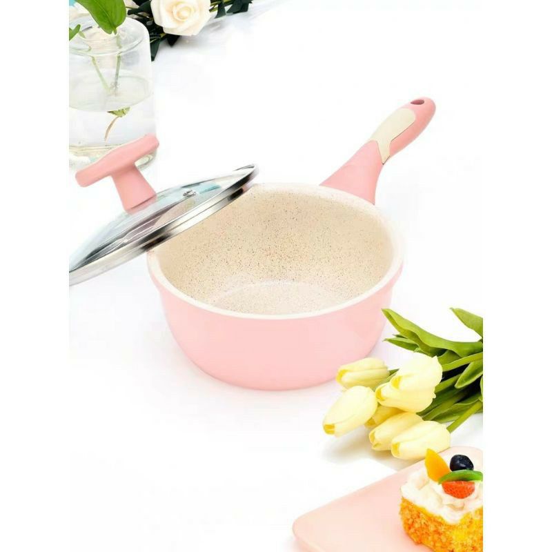 Bộ Nồi Chảo cho bé ăn dặm phủ ceramic [Hàng Cao Cấp]