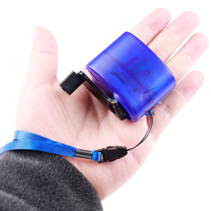 Cục Sạc Dynamo Khẩn Cấp Mini Di Động Kèm Sạc Điện Thoại USB Tiện Dụng Cho Hoạt Động Ngoài Trời