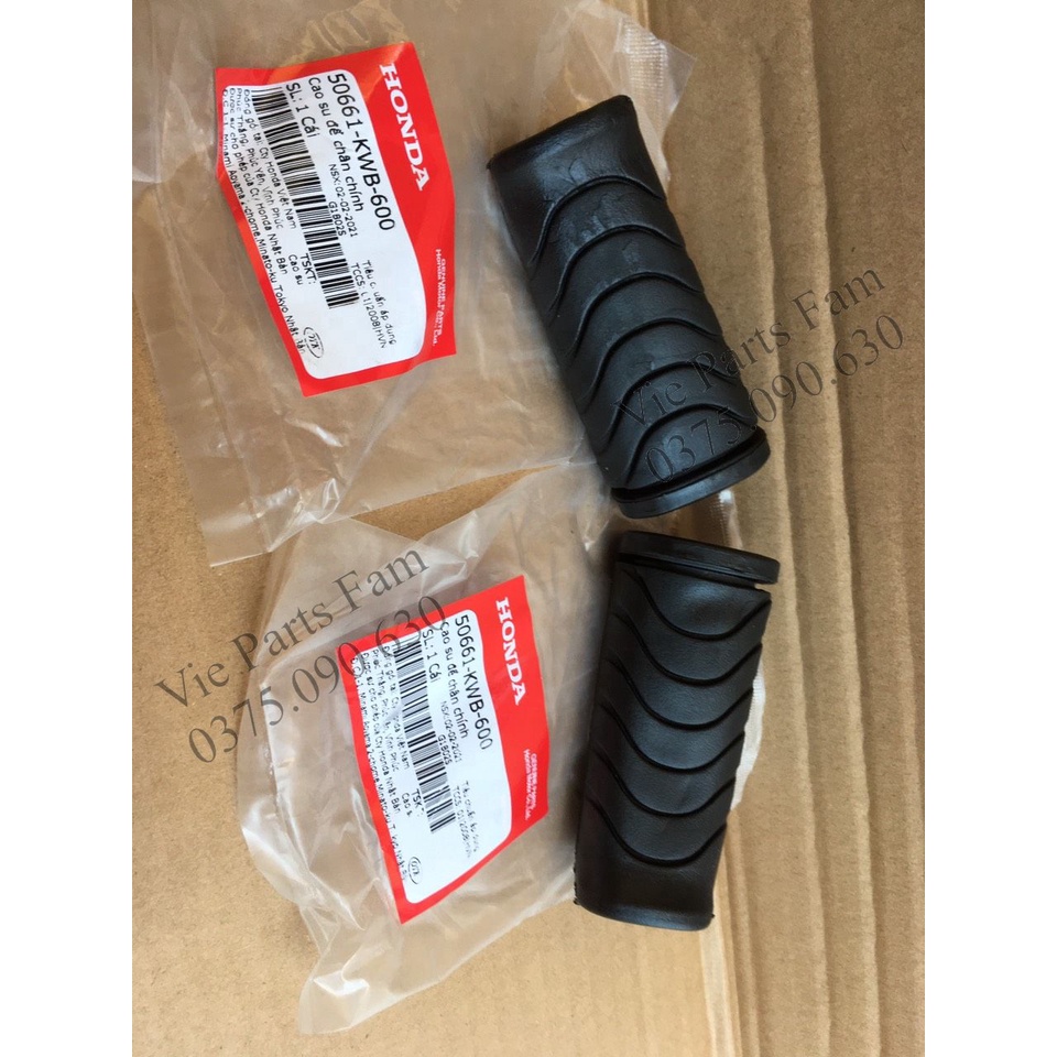 CẠP CAO SU ĐỂ CHÂN  TRƯỚC WAVE CÁC ĐỜI DÙNG CHUNG , HÀNG CHÍNH HÃNG HONDA
