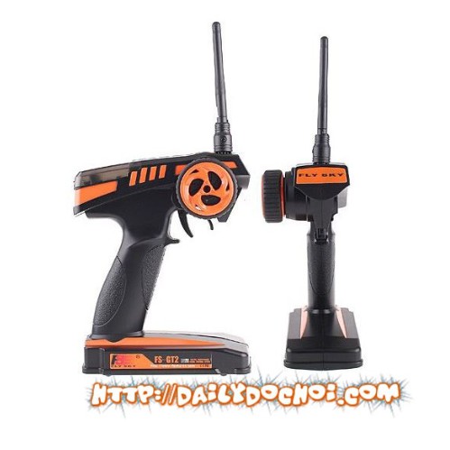 hanoitoy Mạch thu phát tay súng 2 kênh FS-GT2 dành cho bạn nào đam mê chế tạo ô tô, tàu thủy điều khiển từ xa