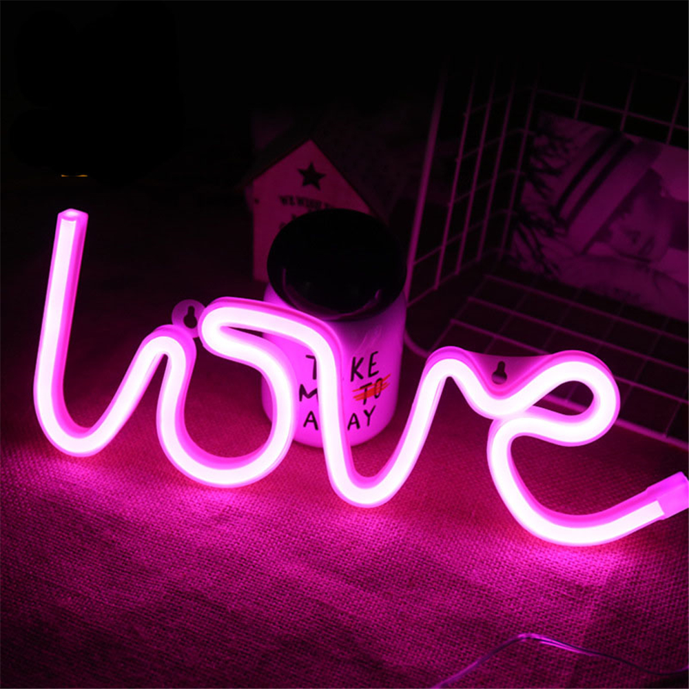Đèn Led Neon Hình Chữ Love Trang Trí Tiệc