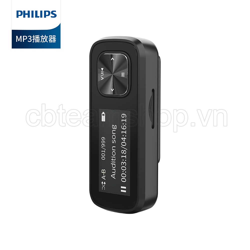 😍kho sẵn sàng😍 Philips SA1102 Máy Nghe Nhạc MP3  Tích Hợp Chức Năng Thu Âm FM Hỗ Trợ WAV Phát Nhạc Lên Đến 128GB