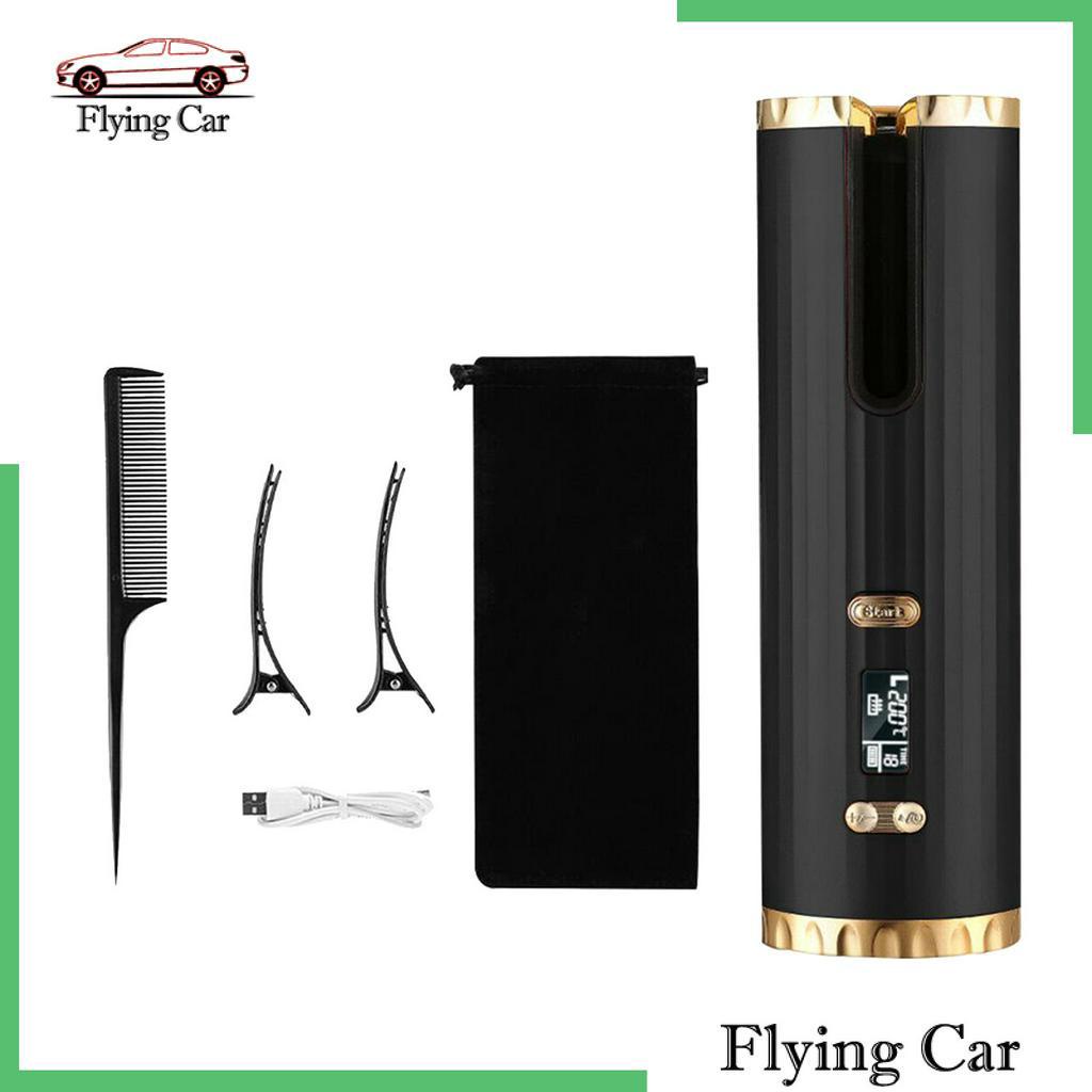Máy Uốn Tóc Tự Động Không Dây Sạc USB Có Màn Hình LCD Lzdjfmy2