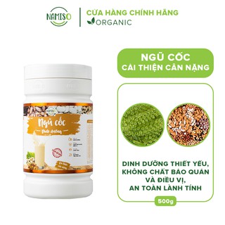 Bột ngũ cốc dinh dưỡng Namiso, bột ngũ cốc dinh dưỡng bổ sung dầy đủ dưỡng chất thiết yếu