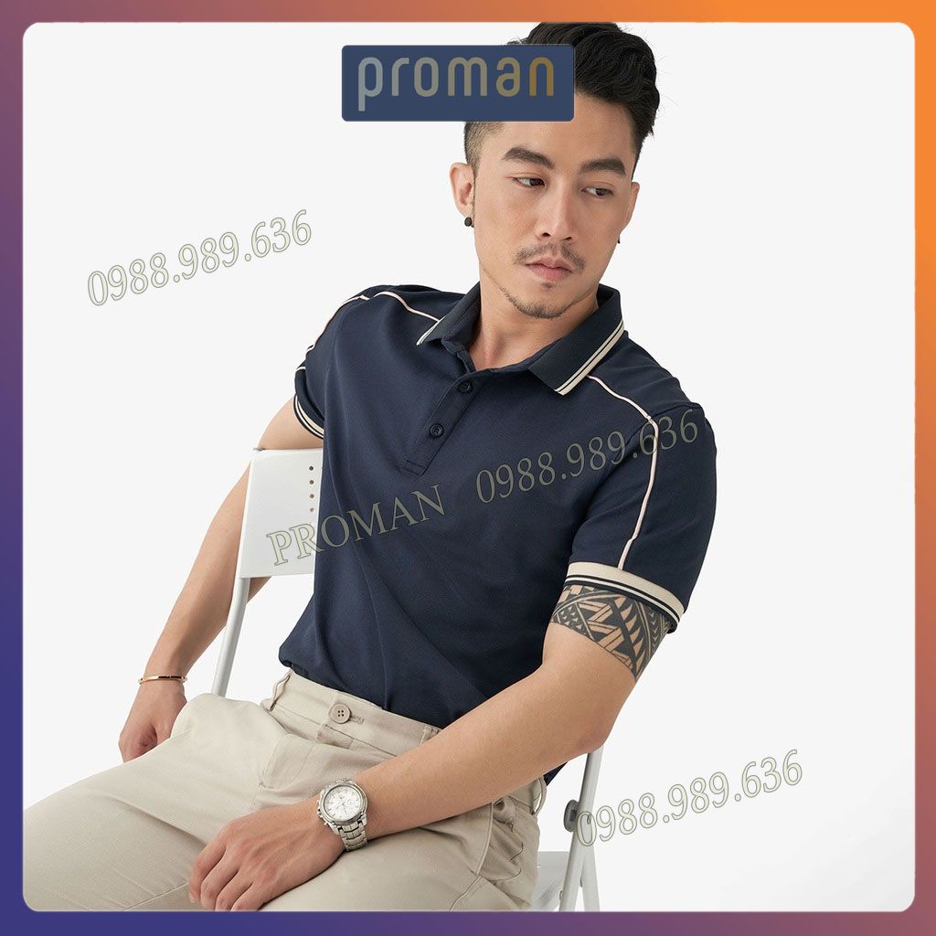 Áo polo nam ngắn tay chát cá sấu co dãn 4 chiều, áo thun có cổ lịch lãm cao cấp AT03 - PROMAN