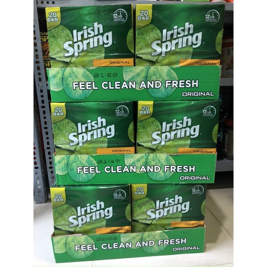 ❤️ [Quận 3] Bánh Xà phòng, Xà bông tắm Irish Spring 104.8g Mỹ, thơm, sạch, mịn da | BigBuy360 - bigbuy360.vn
