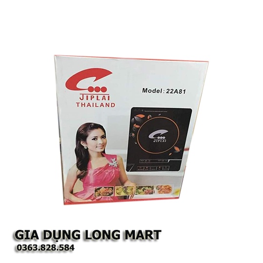 💥Bếp từ đơn JIPLAI Thái Lan 22A81 - Tặng Kèm nồi INOX Điện áp sử dụng: 220V, 50-60Hz - Công suất: 2200W