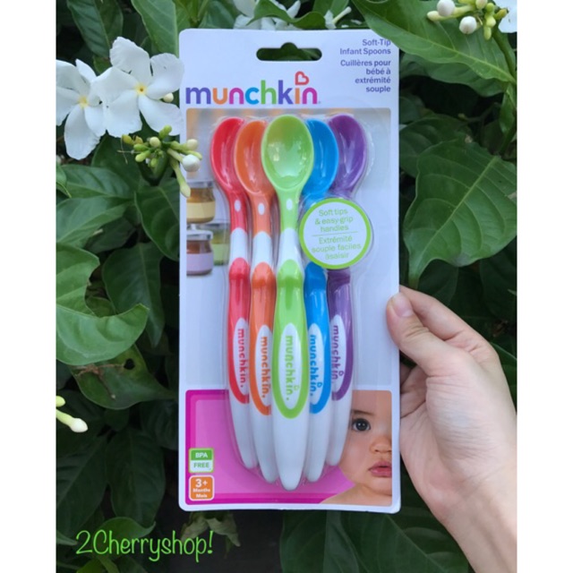 Bộ 6 chiếc thìa siêu mềm Munchkin