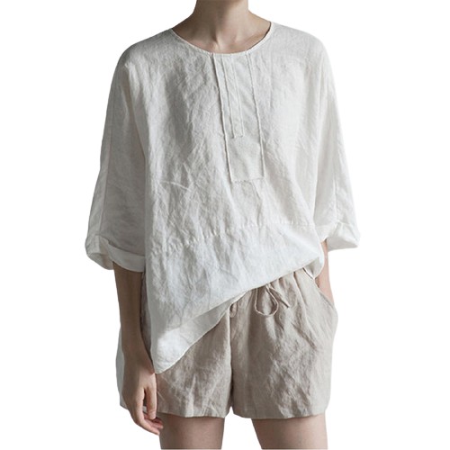 ZANZEA Áo Tay Lửng Dáng Rộng Thời Trang Quyến Rũ Dành Cho Nữ