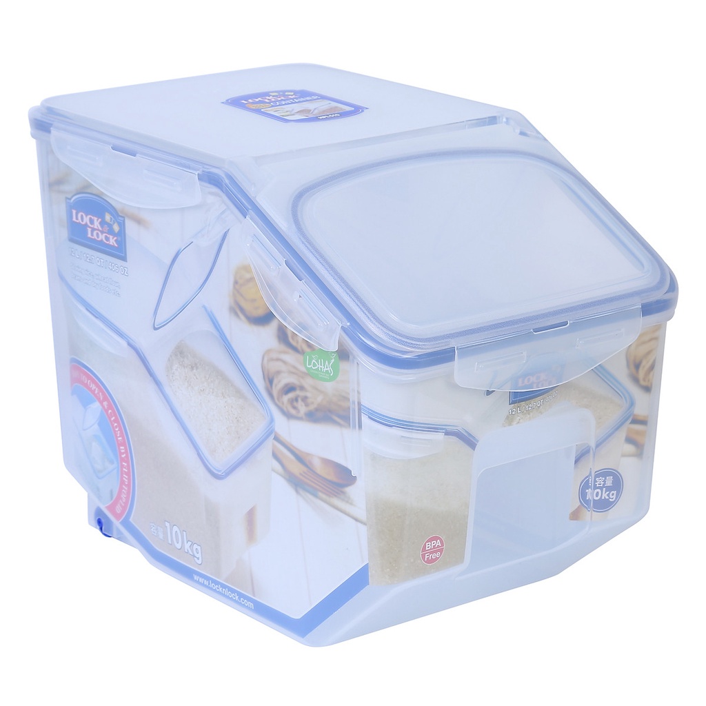 [QUÀ TẶNG MÓC DÁN TƯỜNG CHO ĐƠN HÀNG TRÊN 1000]  Thùng đựng gạo chính hãng Lock&Lock | BigBuy360 - bigbuy360.vn