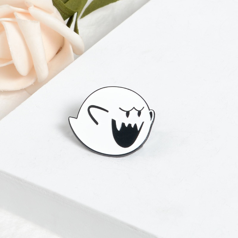 Ghim cài áo MISS ZOE hình con ma phong cách Halloween dễ thương