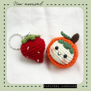 Móc khóa treo đôi Hoa quả Thủ công dễ thương - Fruits Keychain - MK23