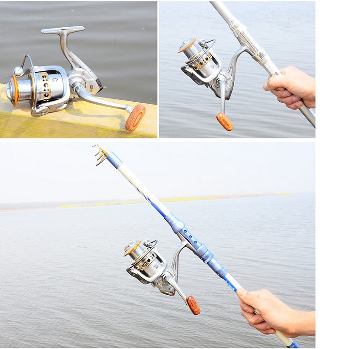 Máy Câu Cá Cao Cấp YUMOSHI Kim Loại [Made in Taiwan] - SANAMI FISHING,Cối kim loại