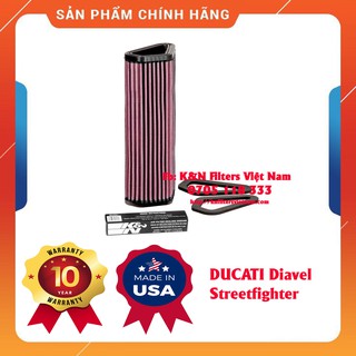 Lọc gió động cơ K&N DU-1007 dành cho Ducati Diavel 1198