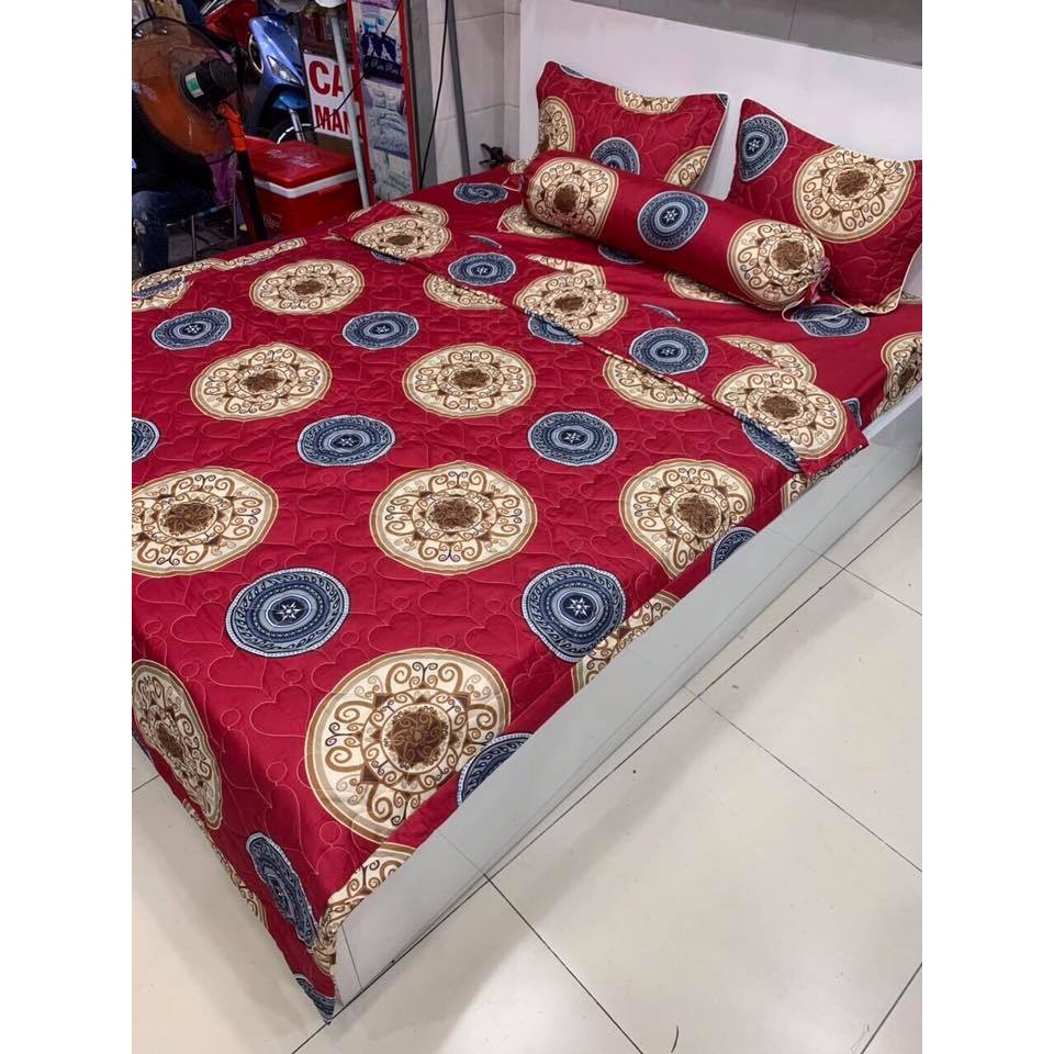 [SIÊU SALE] [HỔ TRỢ PVC] Xả kho giá rẻ bộ drap giường cotton poly mát mịn (chọn mẫu) | BigBuy360 - bigbuy360.vn