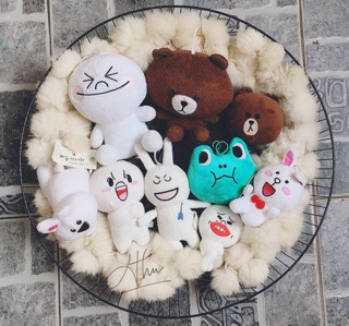 SET GẤU BÔNG BROWN & CONY LINE ĐẸP