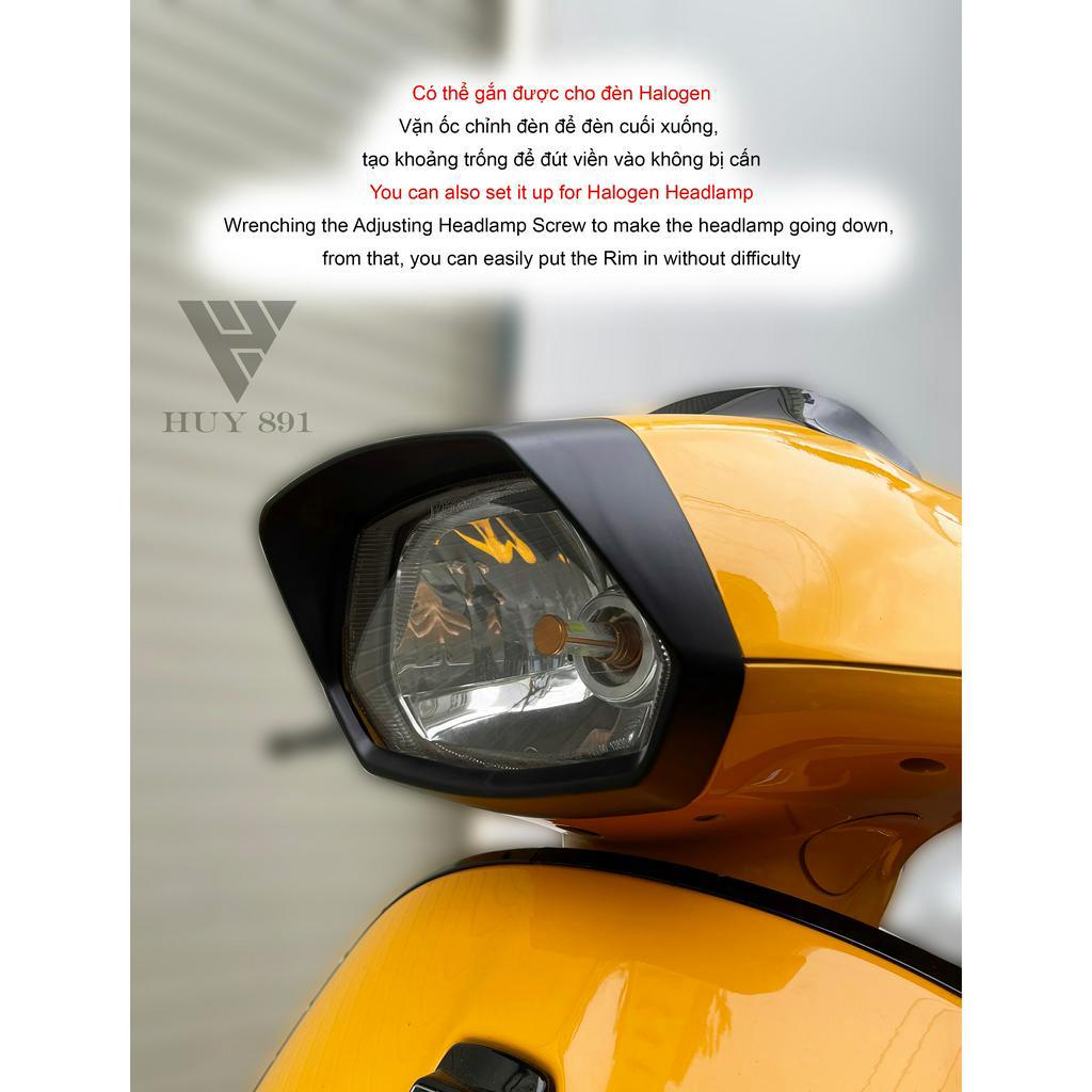 Viền đèn Version 2023 dành cho xe Vespa Sprint đèn Led 2 tầng