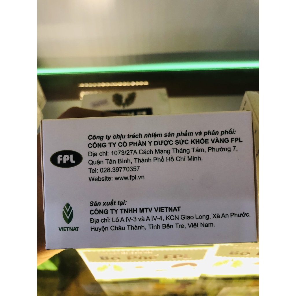 Siro bổ phế hỗ trợ giảm ho, long đờm FPL