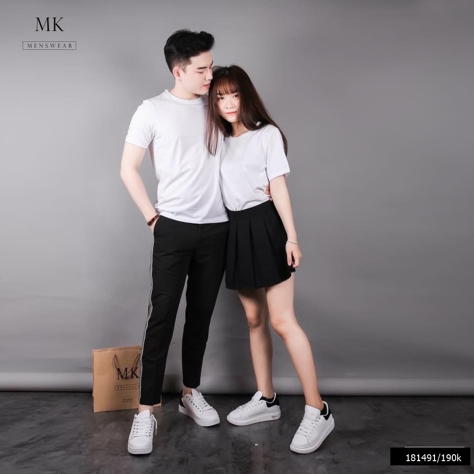 Áo ngắn tay Defoxx trơn cổ tròn basic đủ size nam và nữ
