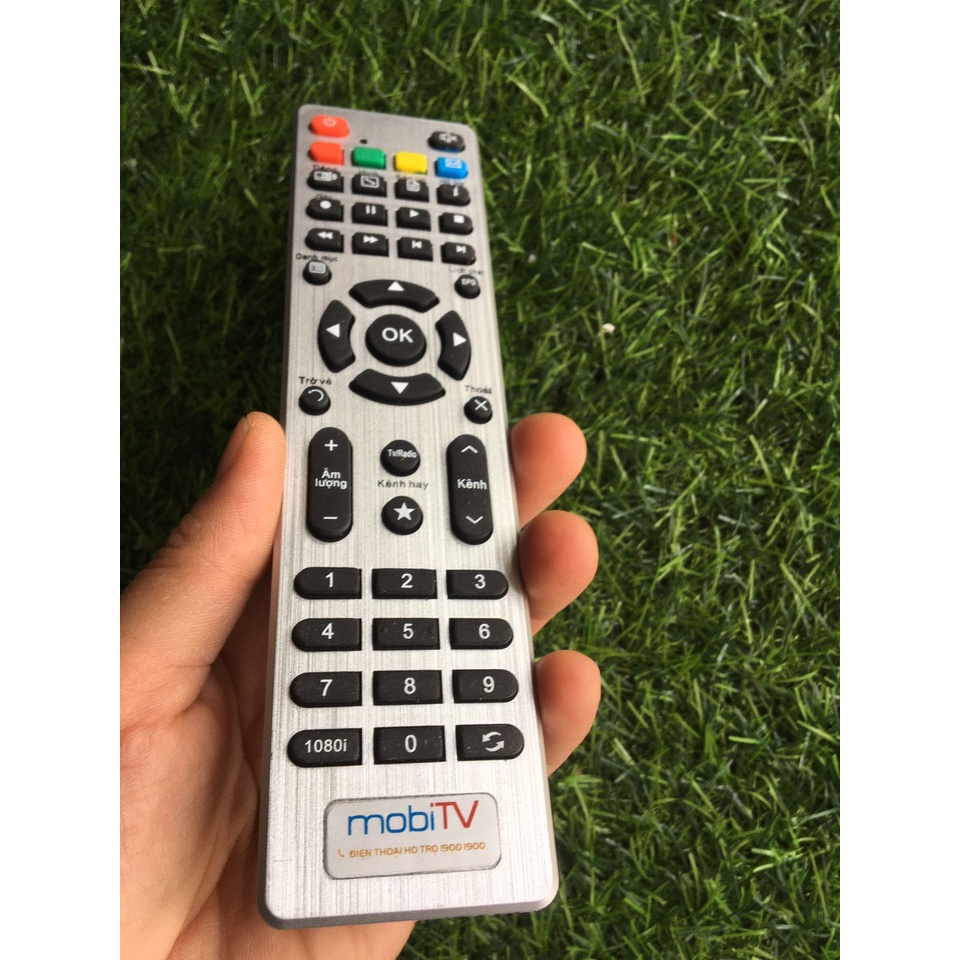 [CHÍNH HÃNG]  Điều khiển đầu mobiTV ,Remote đầu thu truyền hình kỹ thuật số mobiTV