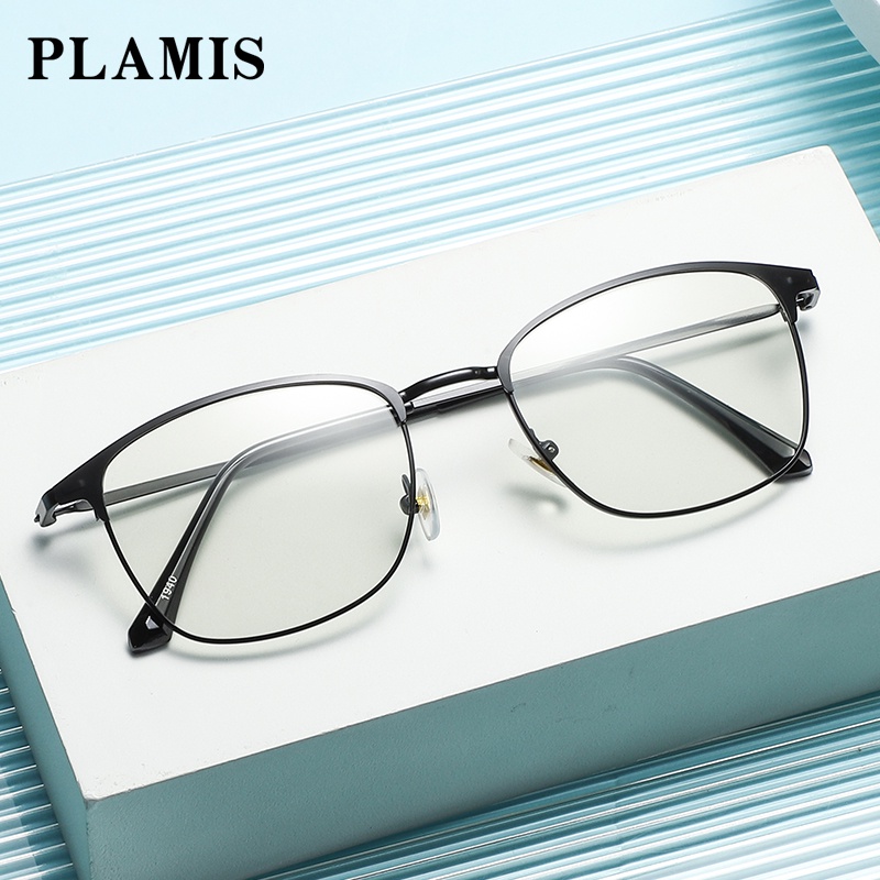 Mắt kính PLAMIS chống bức xạ bằng kim loại chống ánh sáng xanh cho nam nữ