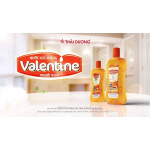 nước súc miệng Valentine 500ml(CHÍNH HÃNG)