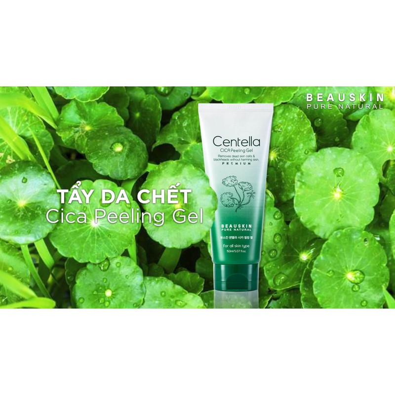 Tẩy da chết tái tạo phục hồi da Beauskin Centella Cica Peeling Gel Hàn Quốc.150ml