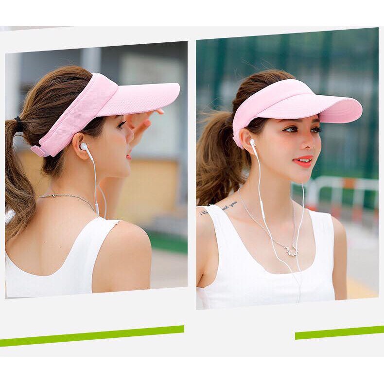 Nón Két  lưỡi trai nửa đầu thời trang thể thao tenis chơi golf  cho nữ