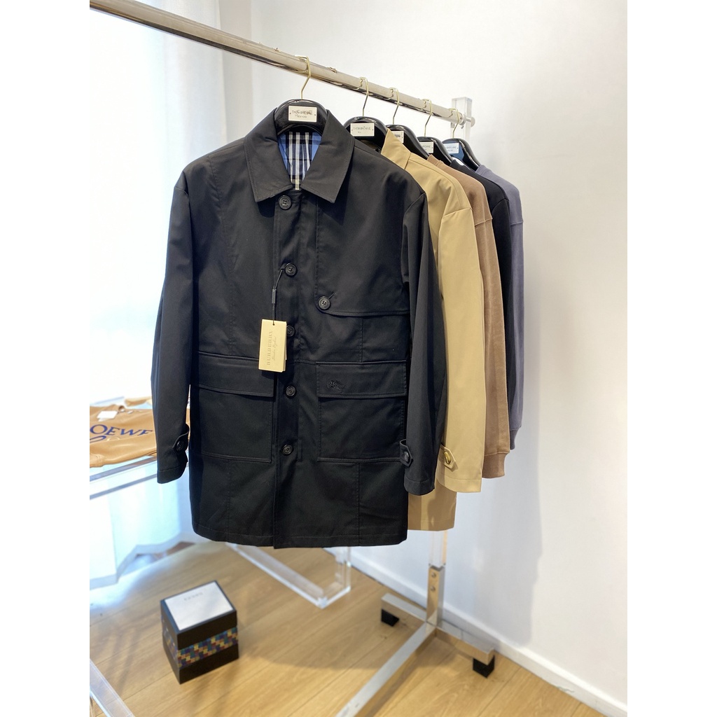 Áo khoác nam thời trang cao cấp Burberry BBR kiểu dáng trẻ trung