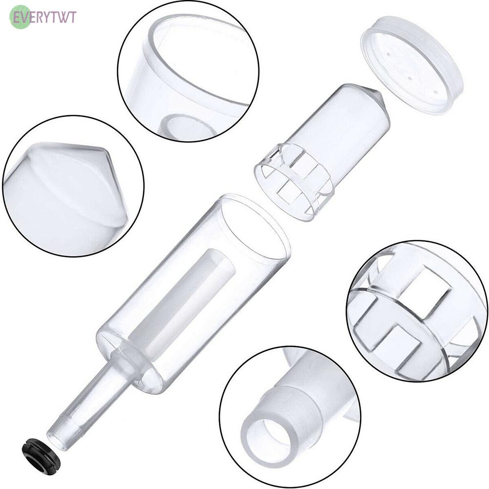 2pcs Brewing Air Lock Airlock 3-Piece Type Home Brew Beer Wine With Grommet FP@New