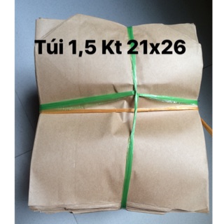 Combo 1000 túi giấy xi măng loại túi 1,5kg Kt 21x26
