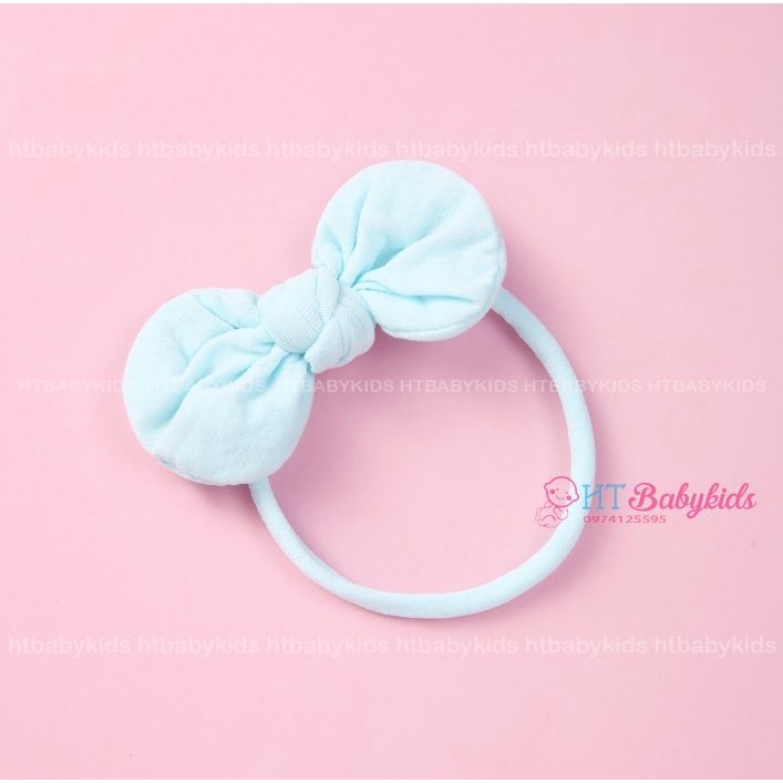 Băng Đô Cho Bé - Turban Nơ Mềm Co Giãn Rất Tốt Cho Bé Gái Sơ Sinh