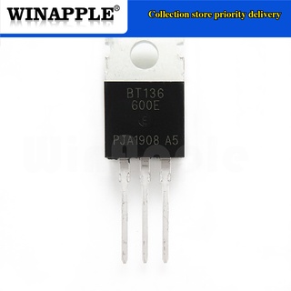 10 Linh kiện điện tử BT136-600E BT136 BT136-600 600V 4A Triacs RAIL TRIAC TO-220 chuyên dụng