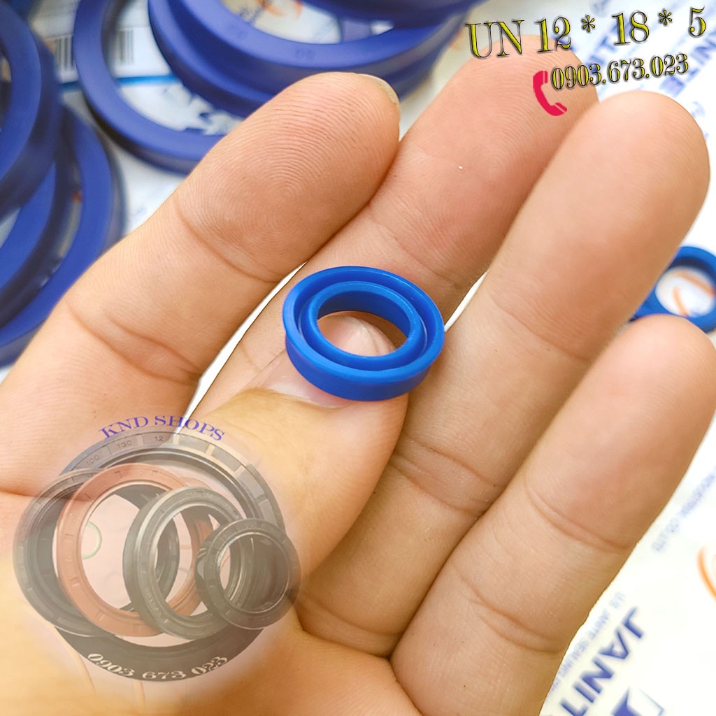 Gioăng phớt thủy lực UN 12*18*5 | UNS 12*20*5 | DZ UN 12*22*8 , phớt chắn dầu thủy lực cho máy đào, máy xúc