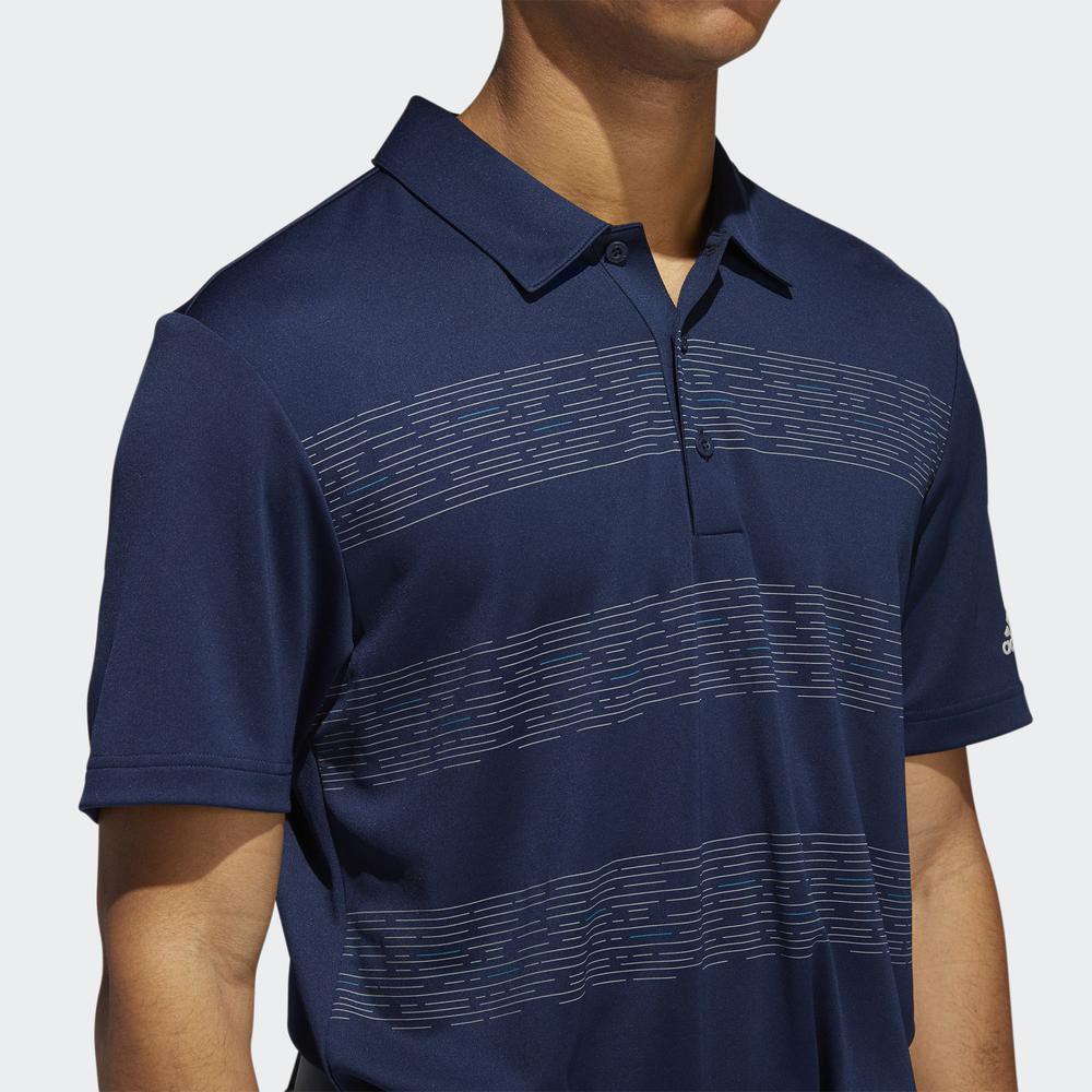 Áo Phông adidas GOLF Nam Polo 3 Sọc Màu Xanh Dương DZ8533