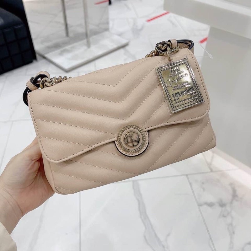 Túi lyn đeo chéo khoá tròn