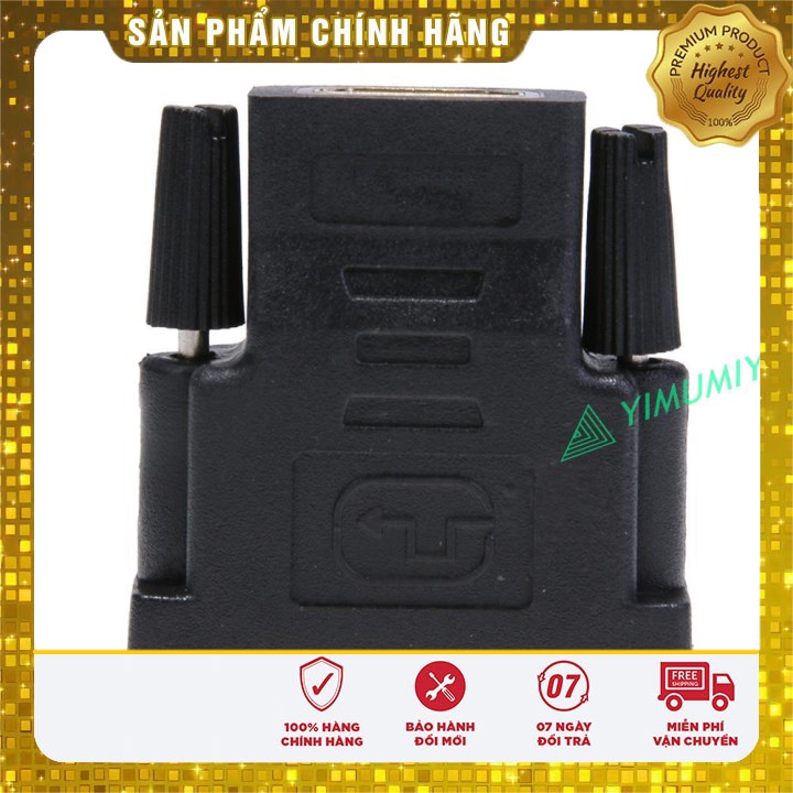 Đầu nối DVI qua HDMI (Xả Kho)Đầu nối chuyển đổi dây cáp HDMI qua DVI 24+1pin.DND1