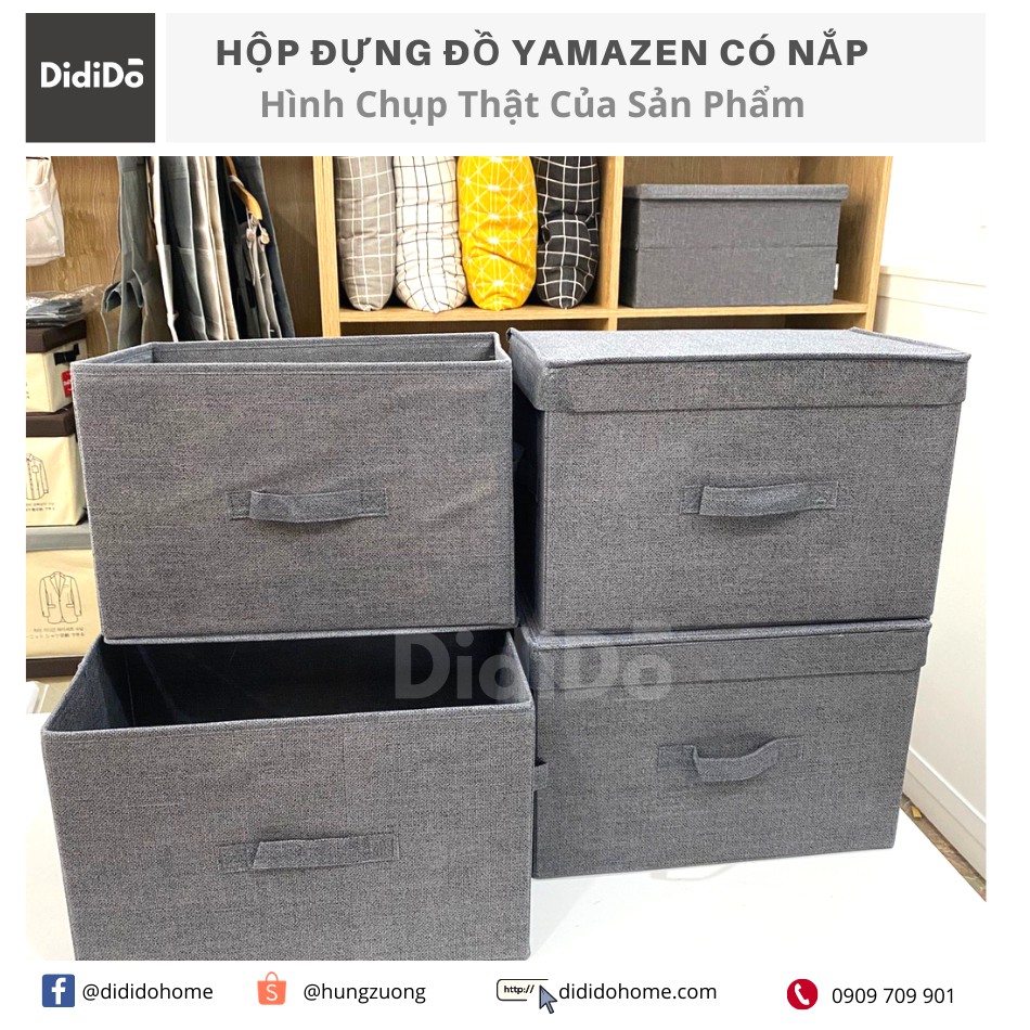 SET 3 Hộp Yamazen 38cm không nắp xuất Nhật