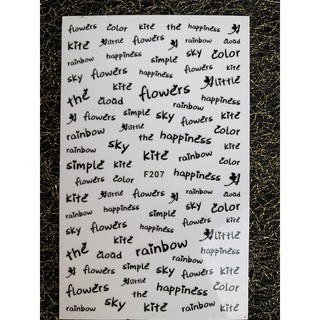 Sticker miếng dán móng tay , nail sticker trang trí