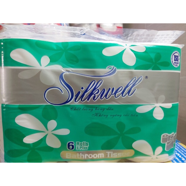 Giấy vệ sinh Silkwell CC lốc 6 cuộn