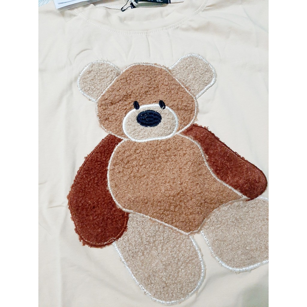 Áo phông hình gấu teddy chất đẹp ( Ảnh tự chụp)