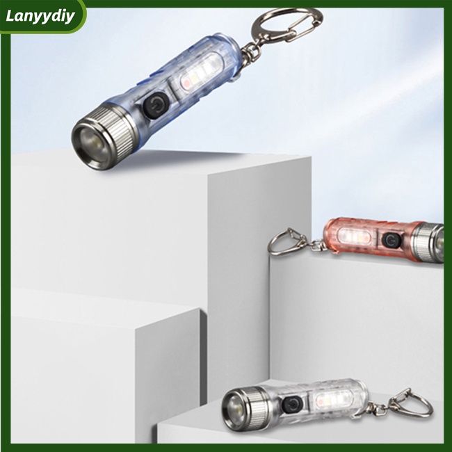 Đèn Pin Mini Pin Lithium 400mah Có Móc Khóa Nam Châm Siêu Sáng