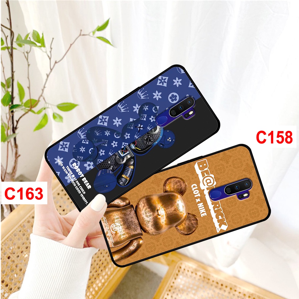 Ốp lưng Oppo A5 2020 - A9 2020 in hình gấu thời trang, bearbrick cao cấp.