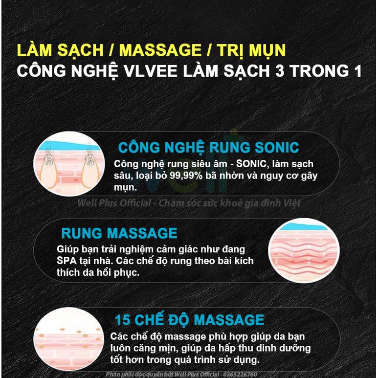 Máy Rửa Mặt Cho Nam VLVEE Chính Hãng Công Nghệ Làm Sạch Dành Riêng Cho Đàn Ông