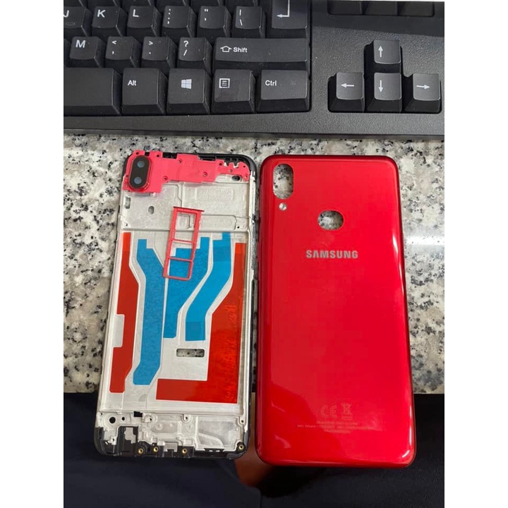 Vỏ bộ Samsung A10s Màu đỏ Zin New