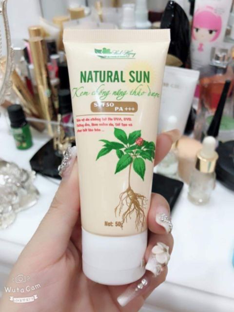 #NATURAL SUN ( kem chống nắng thảo dược )