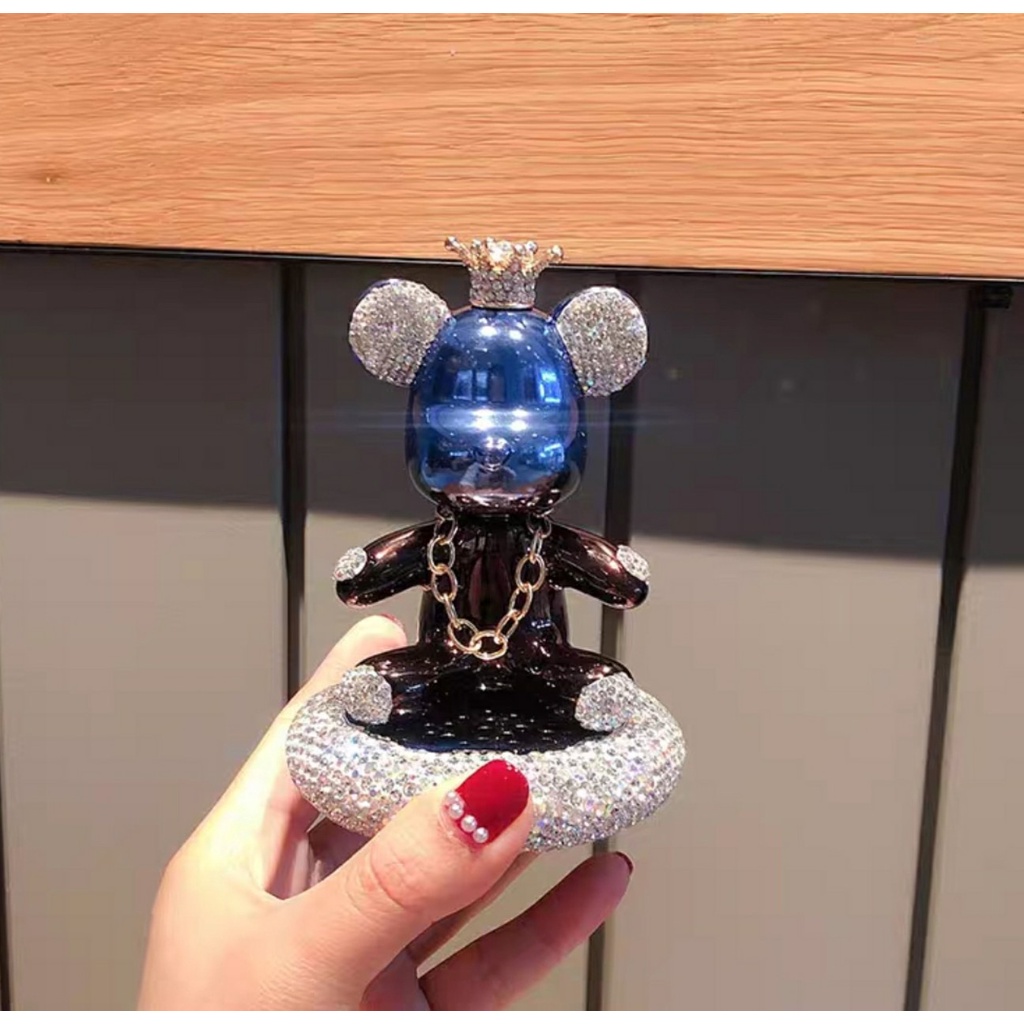 Sét Gấu Đeo Vòng Có Sáp Thơm Khử Mùi Trang Trí Taplo Ô Tô