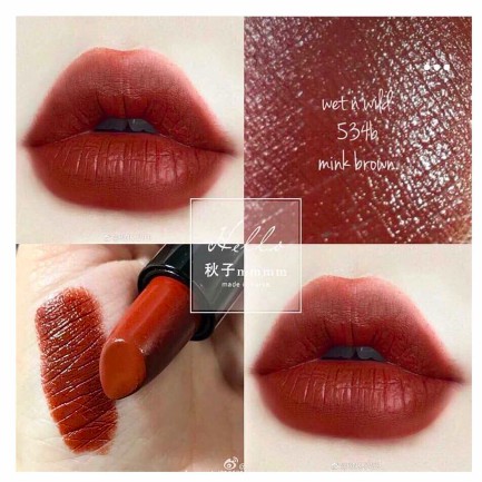 Son Wet n Wild Silk Finish Lipstick - Mink Brown 534B (bill Mỹ)
